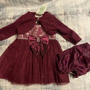 NWT Fancy Infant Dress 6-9 months